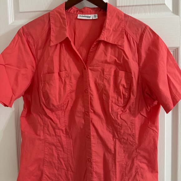 St. John’s Bay Women´s Button Down Shirt, Size XL - Picture 4 of 11